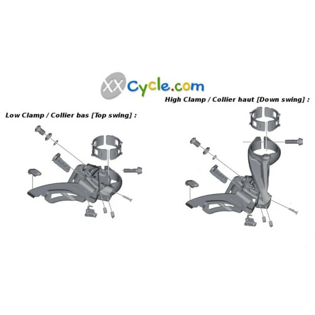 Dérailleur Avant Shimano Deore XT FD-M8020-E - Side Swing – Image 2