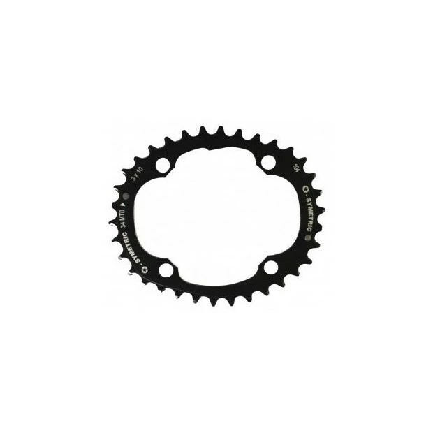 O-Symetric Plateau Intermédiaire VTT OSymetric Standard Triple 104mm 34 Dents Noir